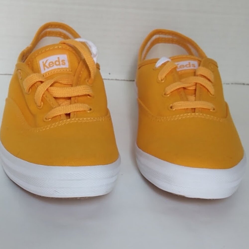 KEDS Women's Champion Core Solid Goldenrod Canvas Sneakers Size 9